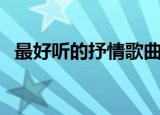 最好听的抒情歌曲（盘点好听的抒情歌曲）
