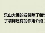 乐山大佛的发髻除了装饰还有什么作用（乐山大佛的发髻除了装饰还有的作用介绍）
