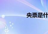 央票是什么（央票介绍）