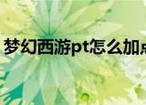 梦幻西游pt怎么加点（梦幻西游pt如何加点）