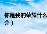 你是我的荣耀什么时候播出（你是我的荣耀简介）