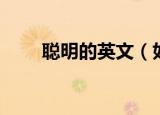 聪明的英文（如何用英语表达聪明）