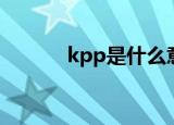 kpp是什么意思（kpp的解释）
