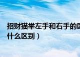 招财猫举左手和右手的区别是什么（招财猫举左手和右手有什么区别）