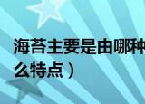 海苔主要是由哪种海藻制作而成的（海苔有什么特点）