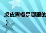 虎皮青椒是哪里的菜（虎皮青椒属于什么菜系）