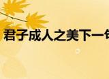 君子成人之美下一句（下一句是不成人之恶）