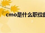 cmo是什么职位的简称（cmo简单介绍）