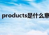 products是什么意思（products简单释义）