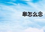 皋怎么念（皋多音字读音）