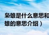 枭雄是什么意思和英雄的区别（关于枭雄和英雄的意思介绍）