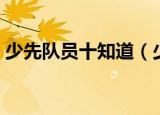 少先队员十知道（少先队员十知道是哪十条）