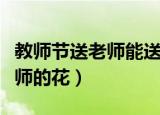 教师节送老师能送哪些花卉（适合教师节送老师的花）