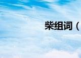 柴组词（柴组词有哪些）