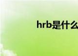 hrb是什么意思（hrb解释）