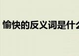 愉快的反义词是什么（愉快的反义词有什么）