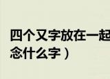 四个又字放在一起念什么（四个又字放在一起念什么字）