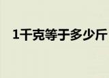 1千克等于多少斤（其他的重量转换公式）