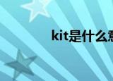 kit是什么意思（kit的含义）
