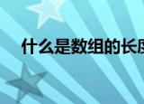 什么是数组的长度（数组的长度是什么）