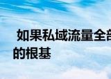  如果私域流量全部集中在微信 将掏空互联网的根基
