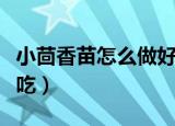 小茴香苗怎么做好吃（关于小茴香苗怎么做好吃）