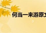 何当一来游原文（游水西简郑明府）