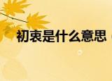 初衷是什么意思（怎么理解初衷的意思）