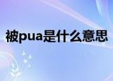 被pua是什么意思（被pua应该是什么意思）