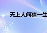 天上人间猜一生肖（生肖的相关知识）