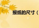 报纸的尺寸（报纸的尺寸的介绍）