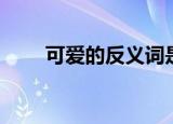 可爱的反义词是什么（可爱的出处）