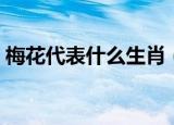 梅花代表什么生肖（梅花代表的生肖是什么）