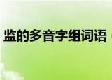 监的多音字组词语（监的多音字组什么词语）