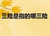 三险是指的哪三险（三险通常指的是哪三险）