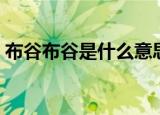布谷布谷是什么意思（布谷布谷意思是什么）