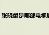 张晓柔是哪部电视剧（该剧讲述了什么故事）