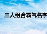 三人组合霸气名字（适合三人组合的网名）
