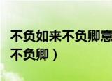 不负如来不负卿意思是什么（什么是不负如来不负卿）