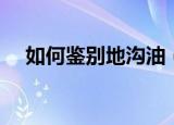 如何鉴别地沟油（教你如何分辨地沟油）