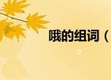 哦的组词（哦的组词有什么）