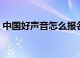 中国好声音怎么报名（如何报名中国好声音）