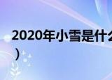 2020年小雪是什么时候（2020年小雪的时间）
