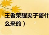 王者荣耀夹子哥什么梗（王者荣耀夹子哥是怎么来的）