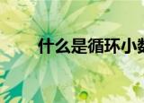 什么是循环小数（循环小数是什么）