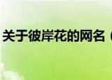 关于彼岸花的网名（30个关于彼岸花的网名）