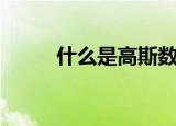 什么是高斯数学（高斯数学介绍）