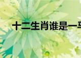 十二生肖谁是一马当先（十二生肖介绍）