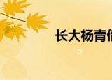 长大杨青倩（长大杨青倩）