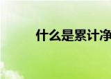 什么是累计净值（累计净值介绍）